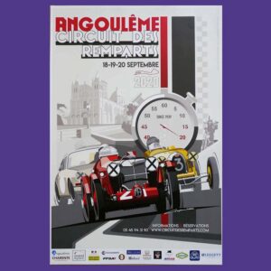 Affiche grand format du Circuit des Remparts 2020