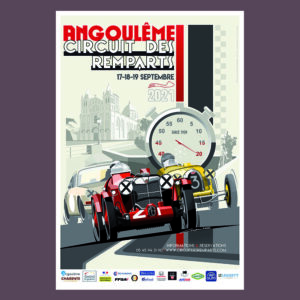 Affiche grand format du Circuit des Remparts 2021