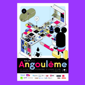 Affiche du Festival 2022 de la BD d'Angoulême, Chris WARE