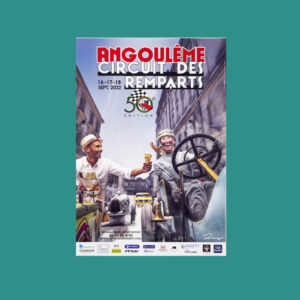 Affiche du Circuit des Remparts d'Angoulême 2022