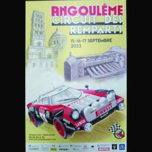 Affiche grand format du Circuit des Remparts 2023