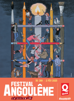 Affiche Festival de la BD 2025 Posy Simmonds